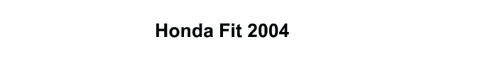 Honda Fit 2004